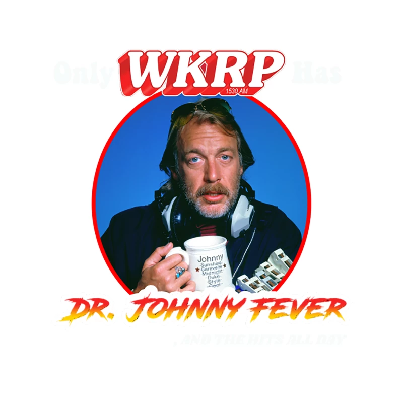 Only WKRP in Cincinnati has Dr Johnny Fever Tapestry