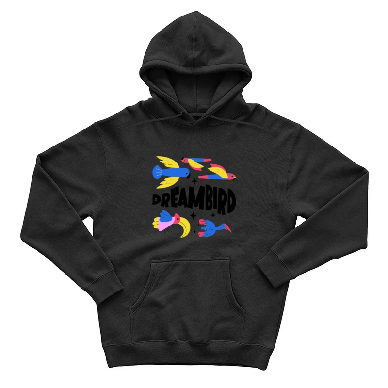 Illustration d'Oiseaux de Rêve Colorés Homme Sweat à capuche