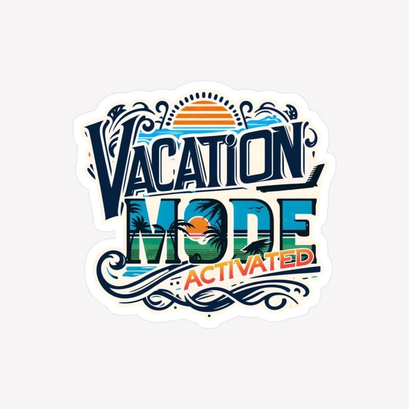 Vacation Mode Activated: Embrace Travel and Relaxation Male T-Shirt