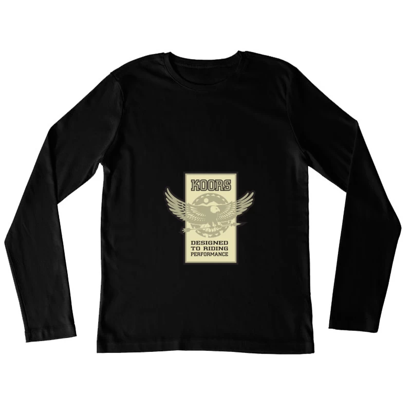 Design Aigle Performance Femme Manches Longues T-Shirt