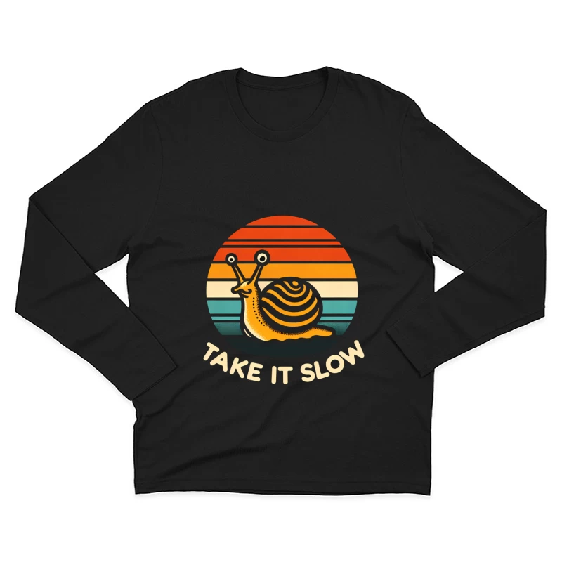 Slow Living Inspiration Male Long Sleeve T-Shirt