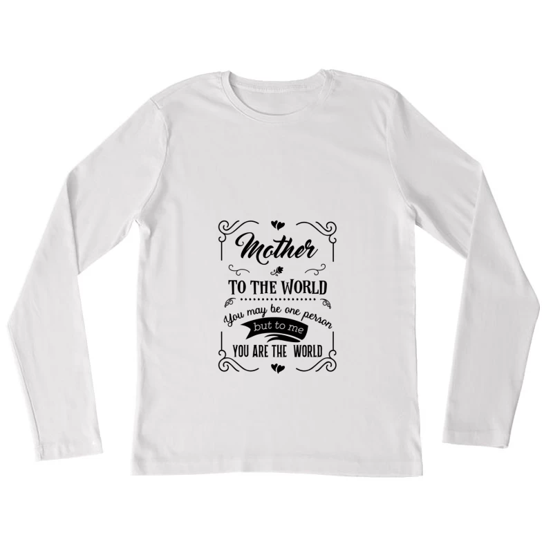 Arc-en-Ciel en Noir Femme Manches Longues T-Shirt