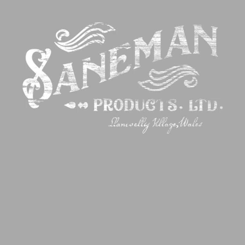Saneman Products, wood grain distressed Male Pullover Hoodie