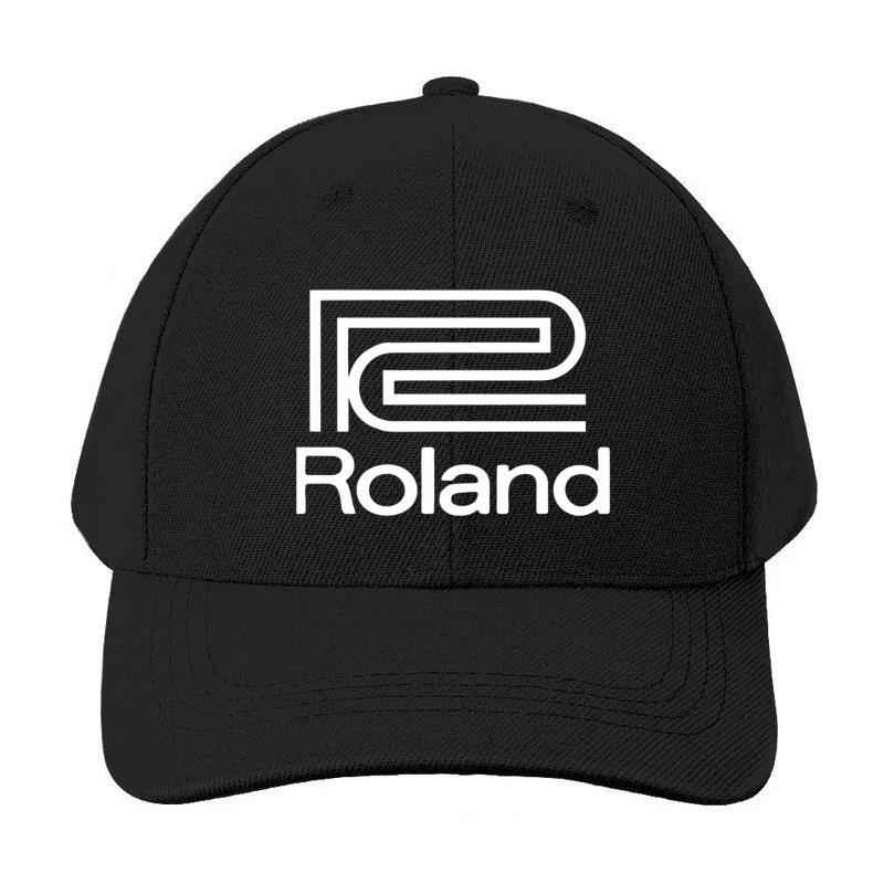 Roland Musical Equipment Brand Logo Outline Baseball Cap