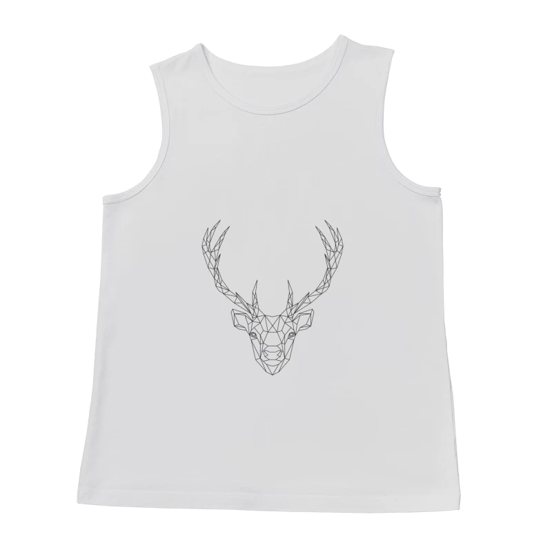 Design géométrique de tête de cerf Homme Débardeur