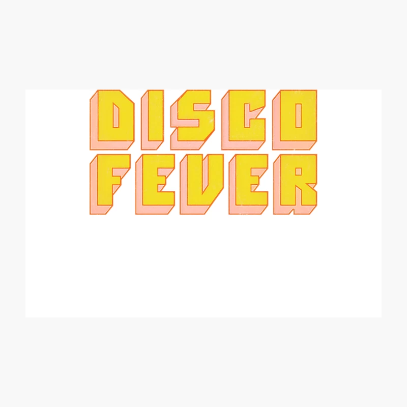 Disco Fever  Retro Style Typography Design Travel Mug