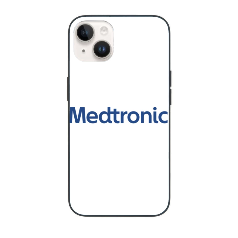 Medtronic Corporate Healthcare Technology Logo iPhone Case