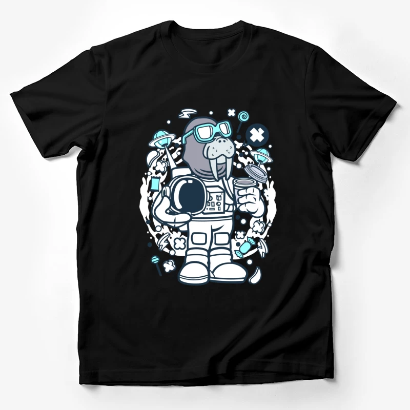 Astronaute morse dans l'espace Homme T-Shirt