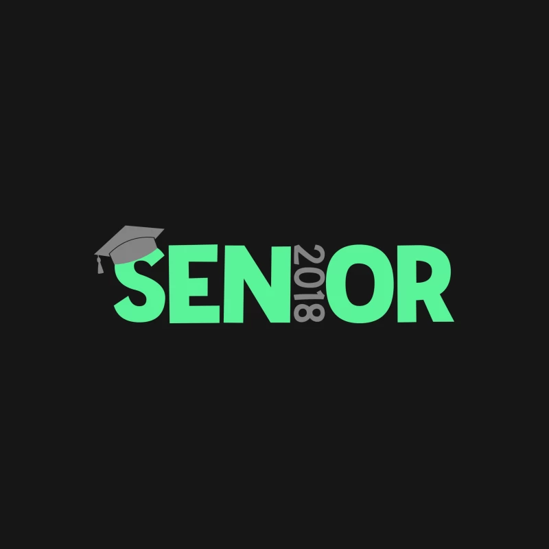 Sénior 2018 avec Chapeau de Diplôme Femme T-Shirt