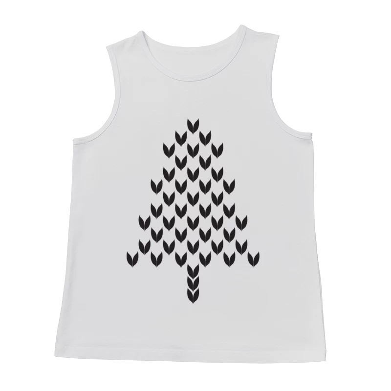 Arbre de chevrons en noir Homme Débardeur