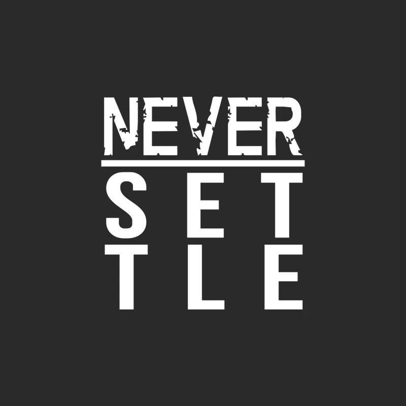 Never Settle Baseball Cap
