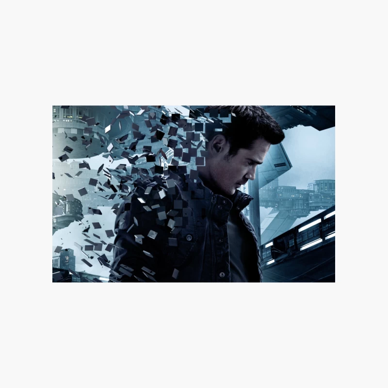 Fragmented Reality: A Sci-Fi Action Thriller Cotton Tote Bag