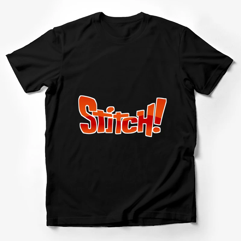 Stitch Logo from Lilo & Stitch Male T-Shirt