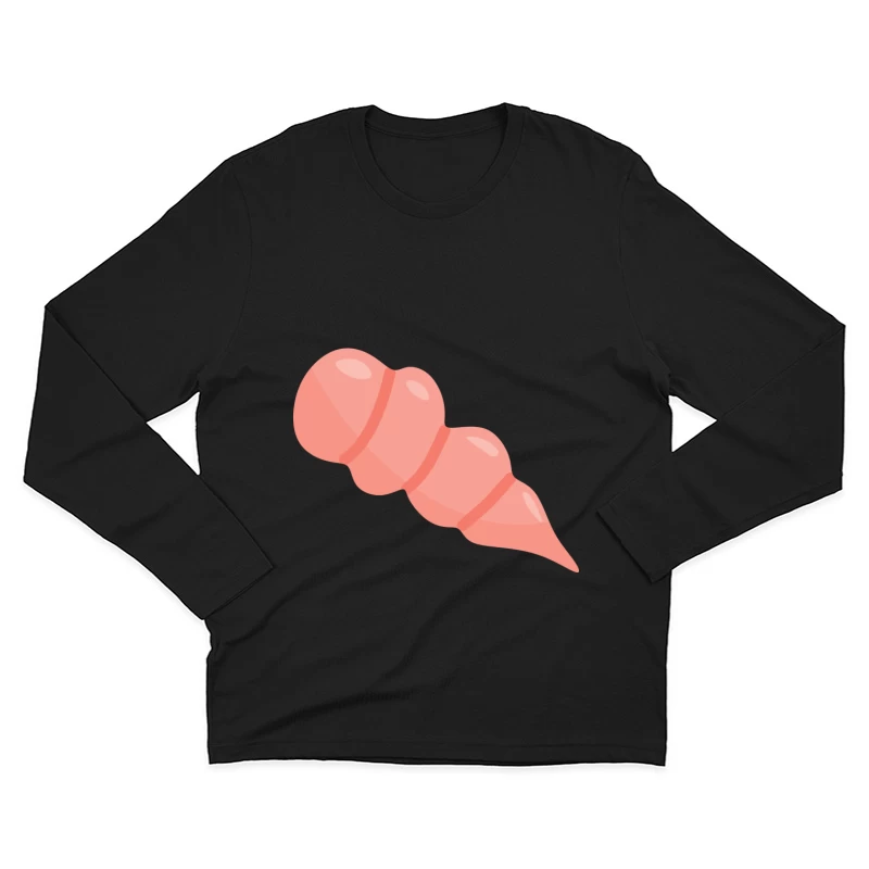 Coquillage rose élégant Homme Manches Longues T-Shirt
