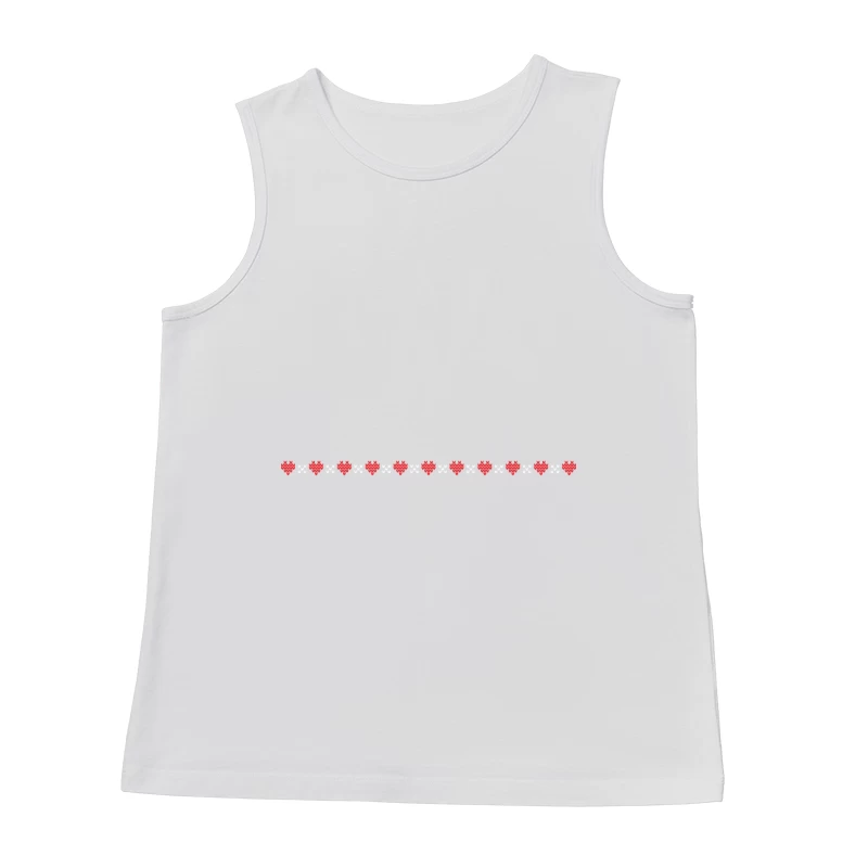 Motif de coeur pixelisé Homme Débardeur