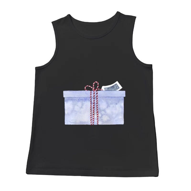 Cadeau enveloppé avec ruban festif Homme Débardeur