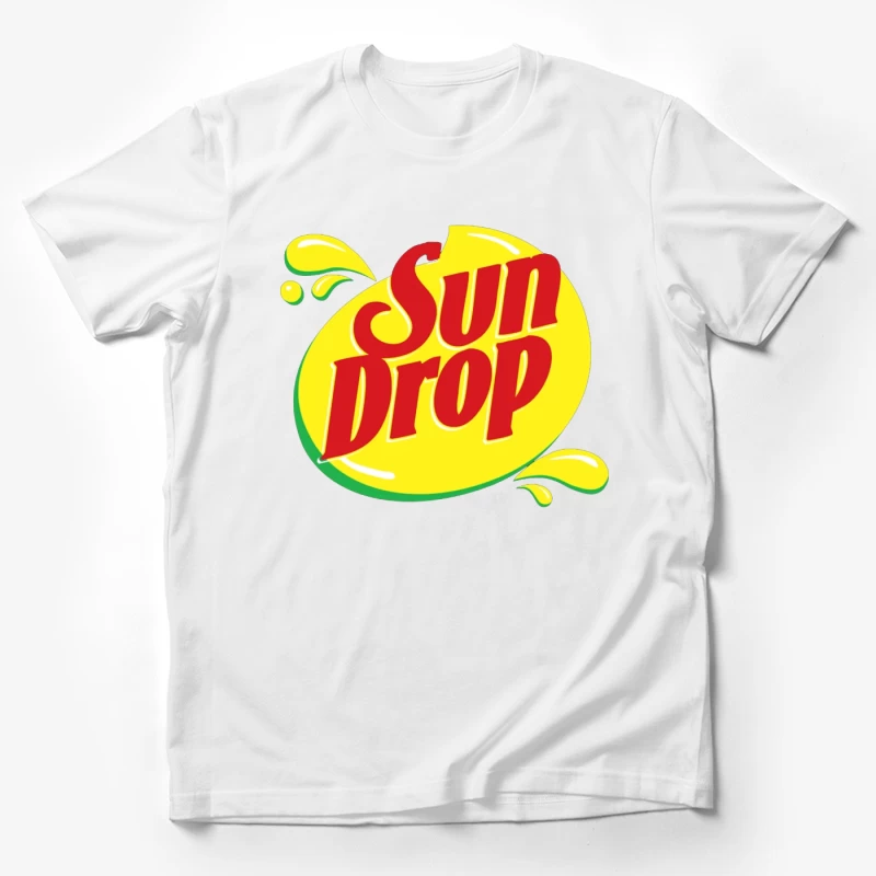 Sun Drop Soda Brand Vintage Logo Design Male T-Shirt