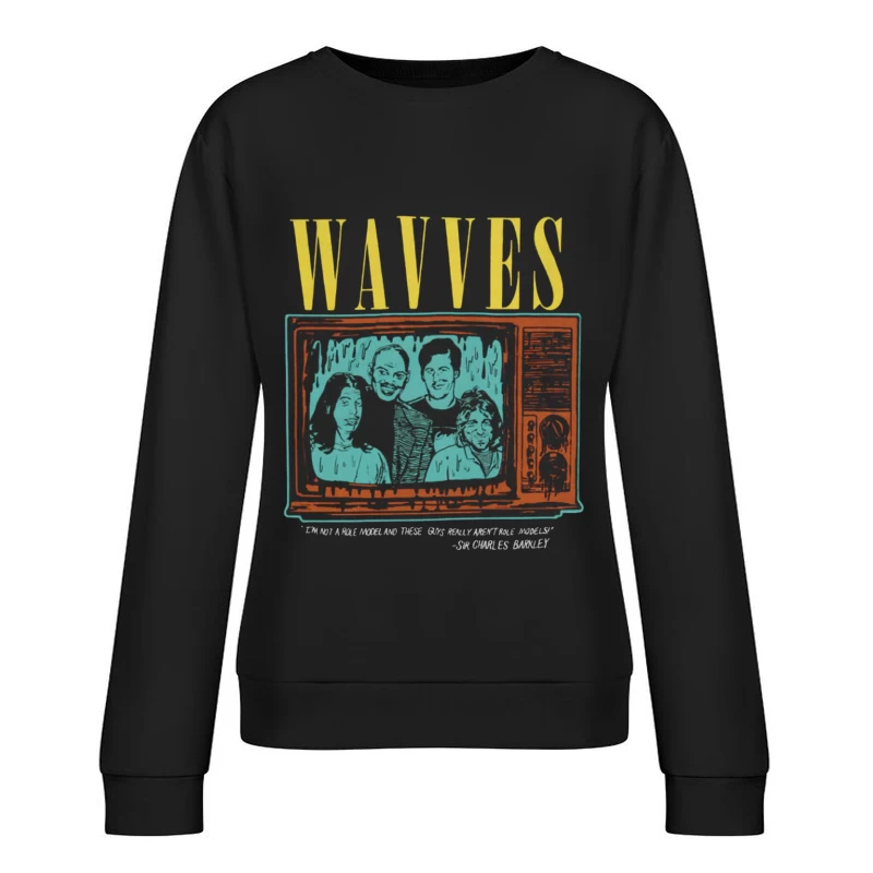 Wavves Merchandise Female Pullover Sweatshirt