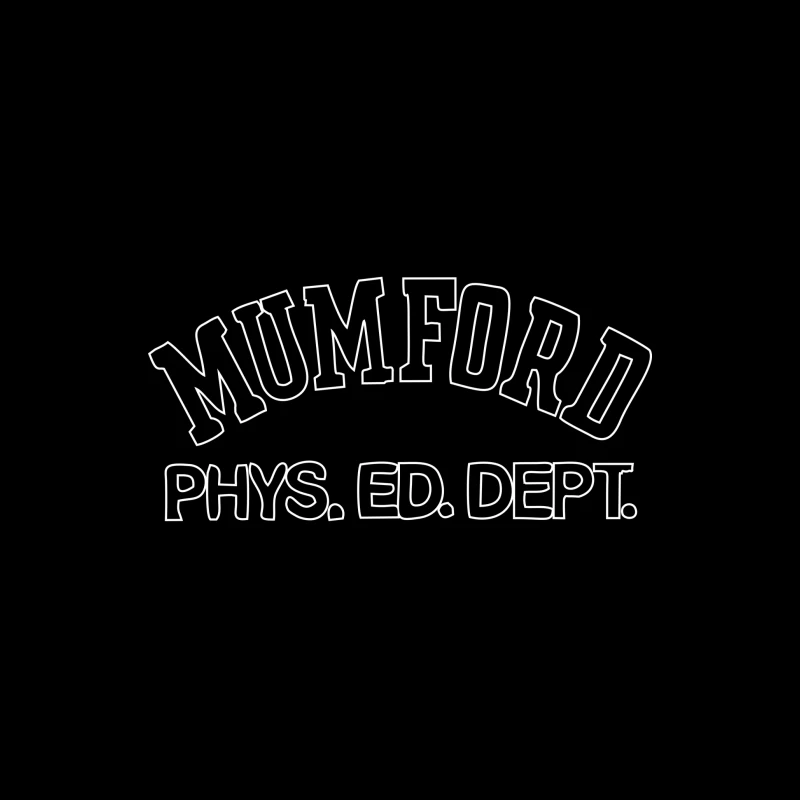 MUMFORD PHYS. ED. DEPT. Throw Pillow