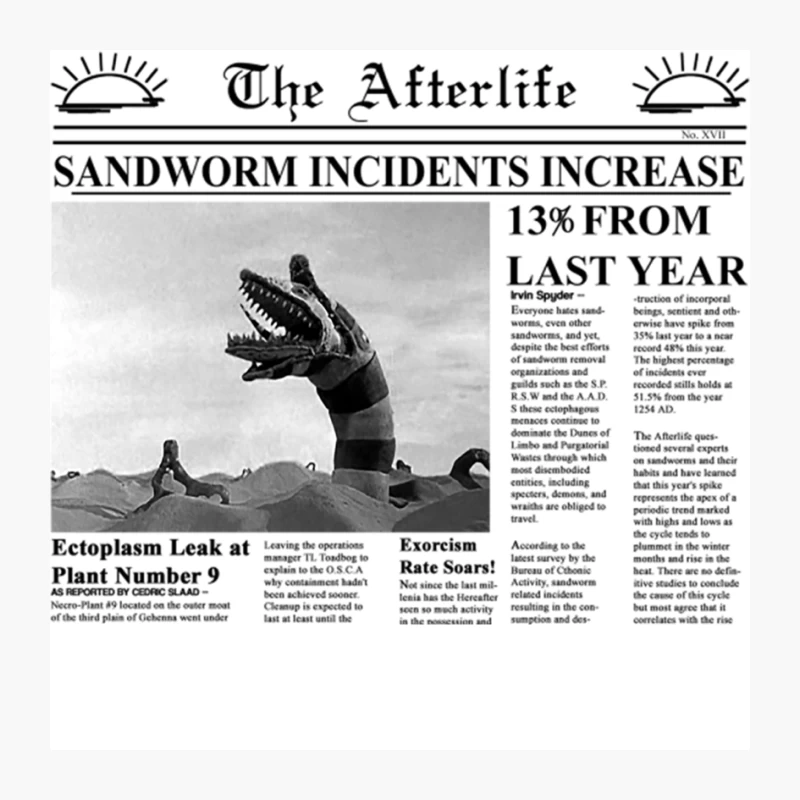 Beetlejuice Headlines Pin