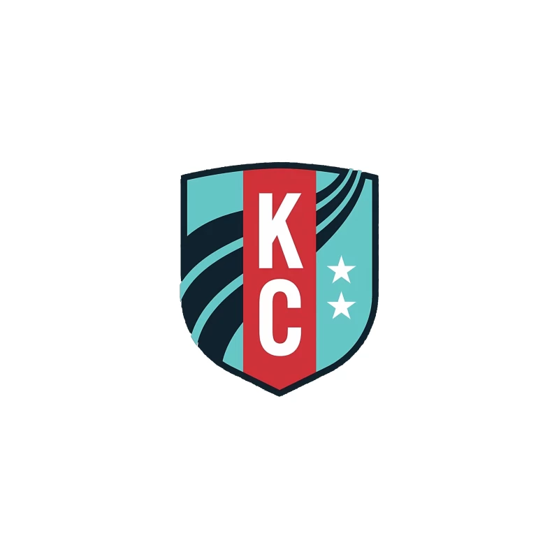 KC Sports Shield Logo with Stars Travel Mug