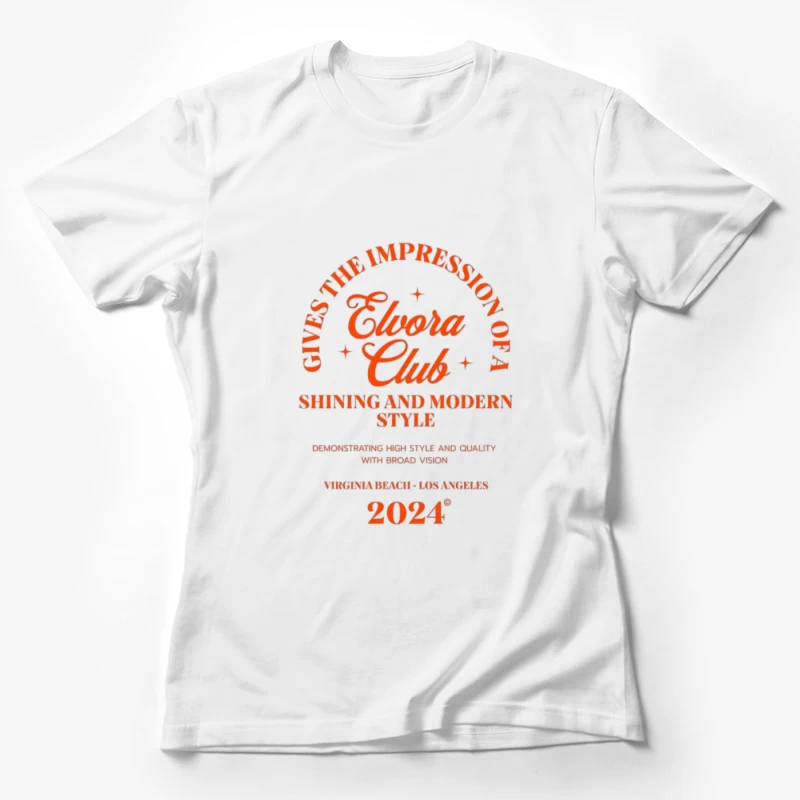 Elegantes Club-Logo für 2024 Damen T-Shirt