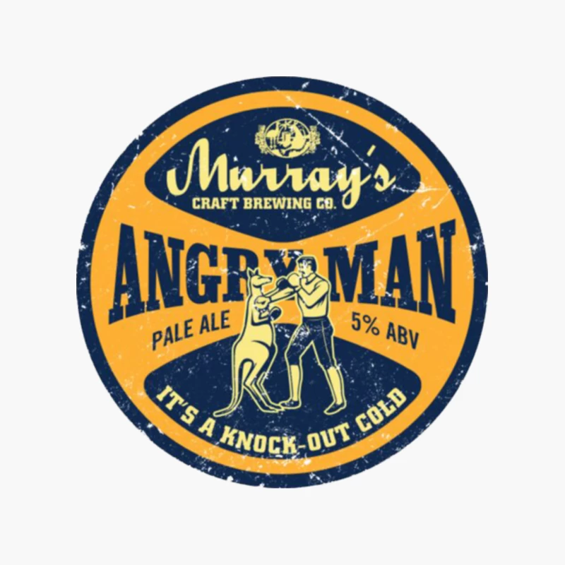 Angry Man Pale Ale Cotton Tote Bag