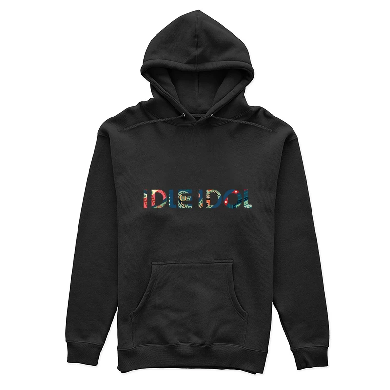 Bunte geometrische Buchstaben Damen Pullover Hoodie