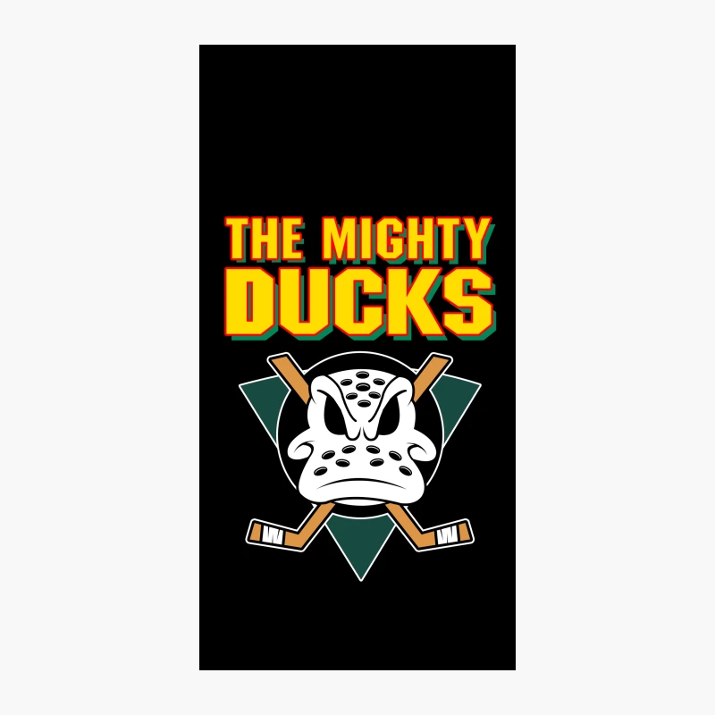 Mighty Ducks Hockey Team Cartoon Logo iPhone Case