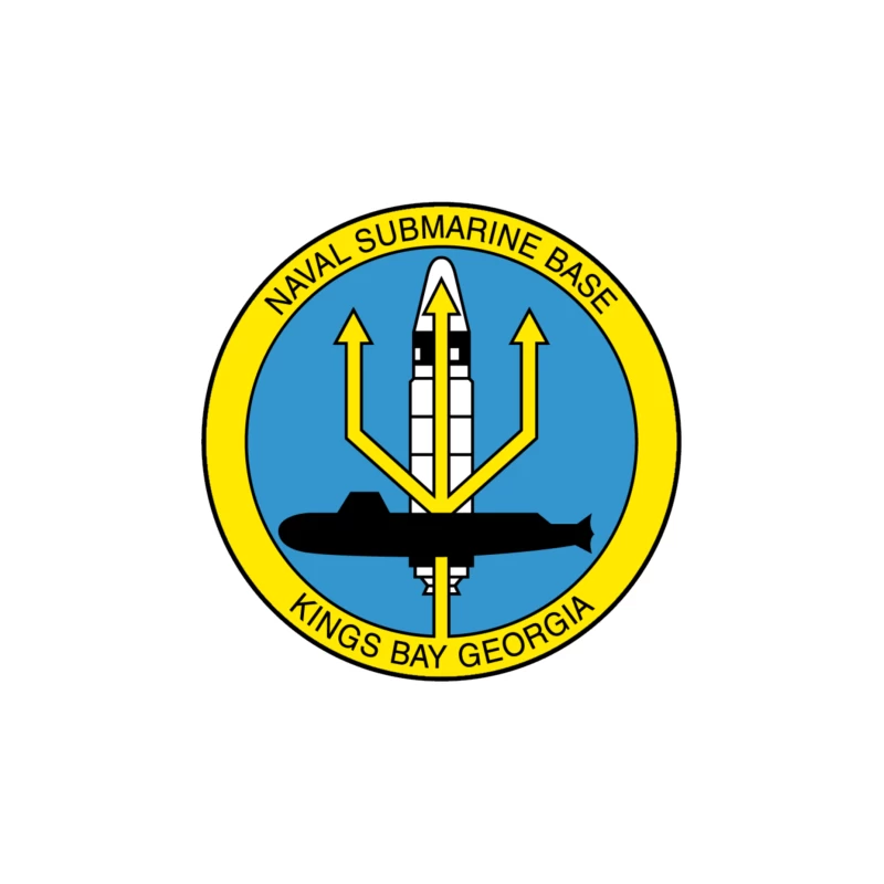 Naval Submarine Base Kings Bay Georgia Tapestry