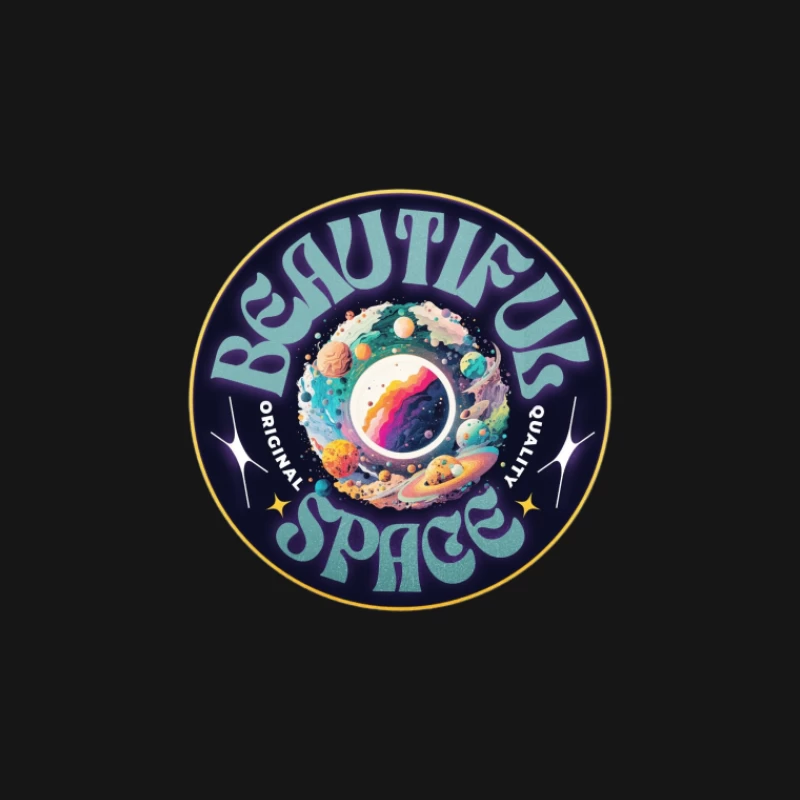 Planeten und Raumkunstwerk Herren T-Shirt
