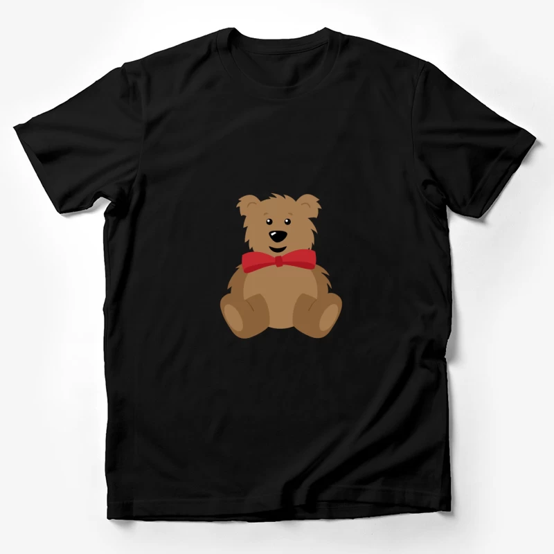 Ours en peluche avec nœud papillon rouge Homme T-Shirt