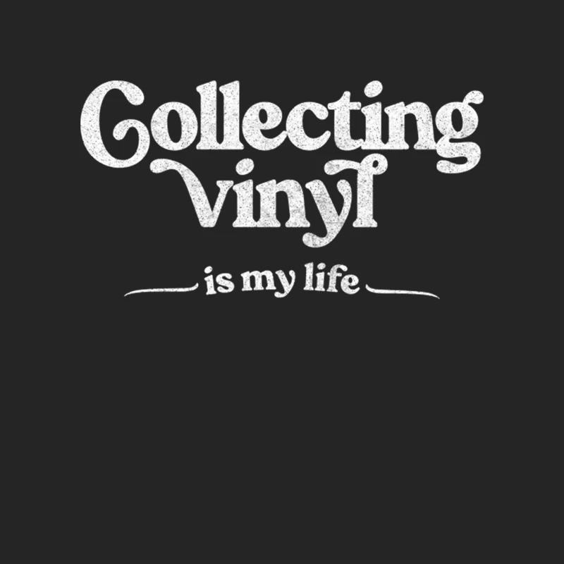Collecting Vinyl Is My Life  Vinyl Records Geek Gift Female Pullover Sweatshirt