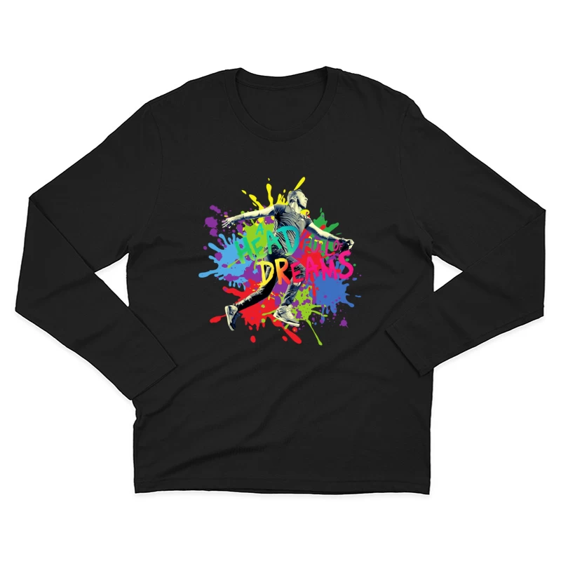 Coldplay Splash Color Male Long Sleeve T-Shirt