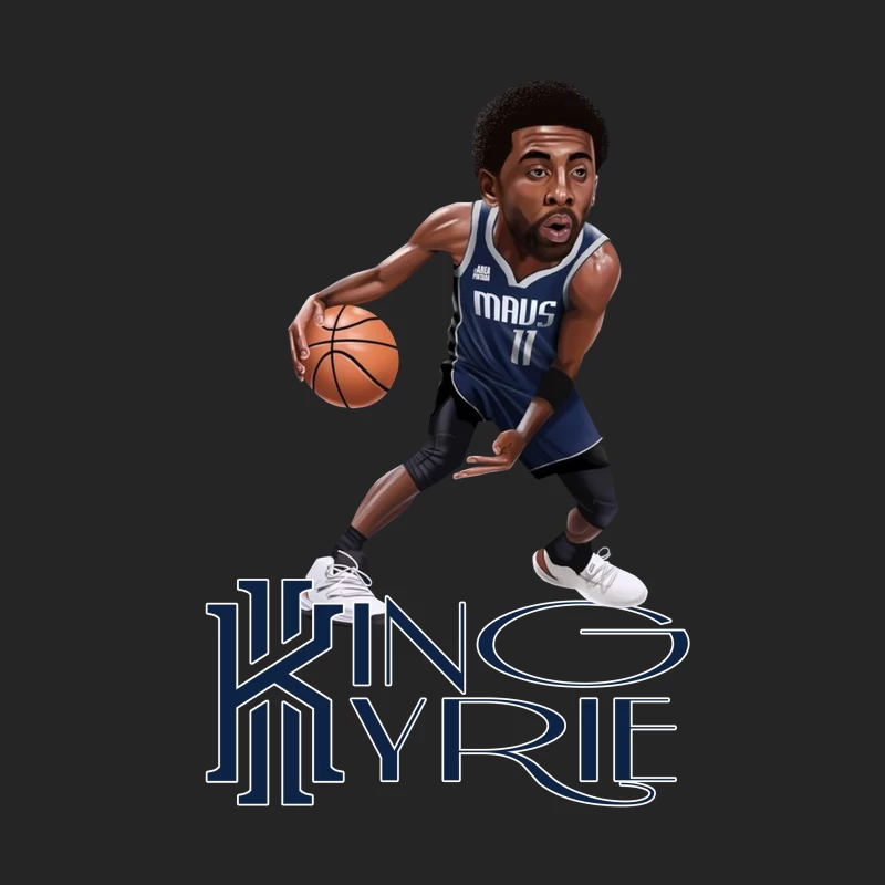 Dallas Mavericks - Kyrie Irving - KING KYRIE Female Pullover Sweatshirt