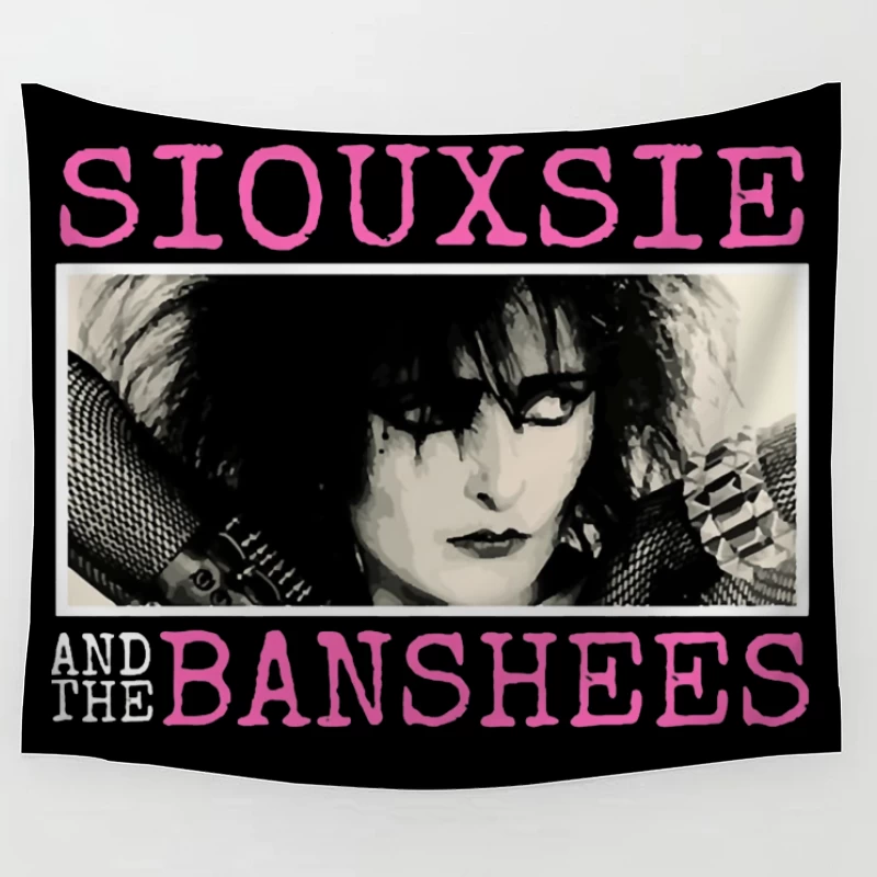 Siouxsie and the Banshees Gothic Punk Album Cover Tapestry