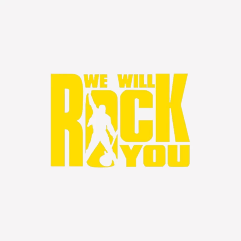Iconic Rock Anthem Male T-Shirt