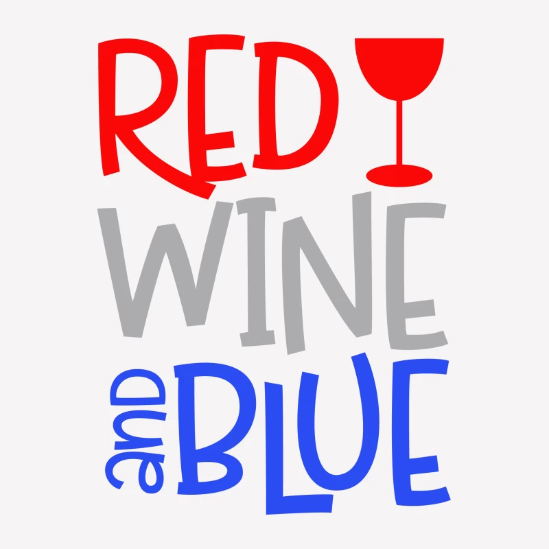 Design Coloré avec Verre de Vin Femme T-Shirt