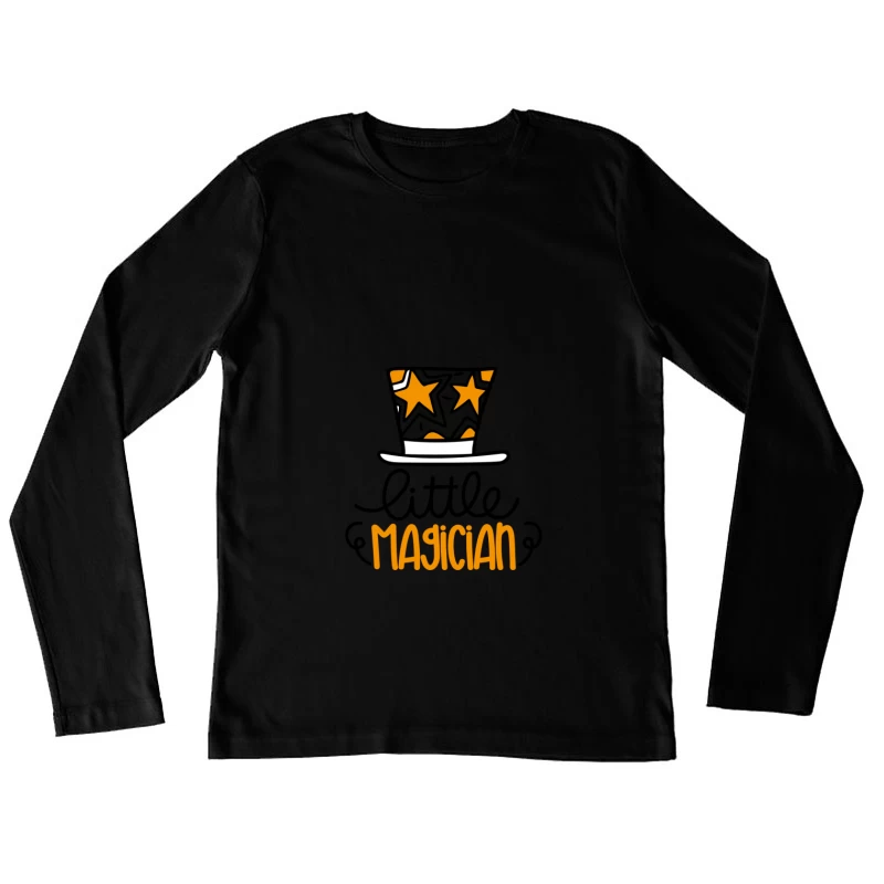 Chapeau de magicien étoilé Femme Manches Longues T-Shirt