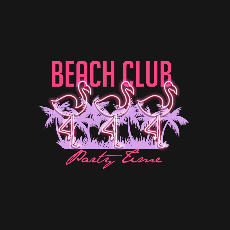 Soirée Club de Plage Flamant Femme T-Shirt