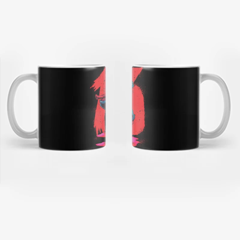 Horror Character Illustration Coffee Mug