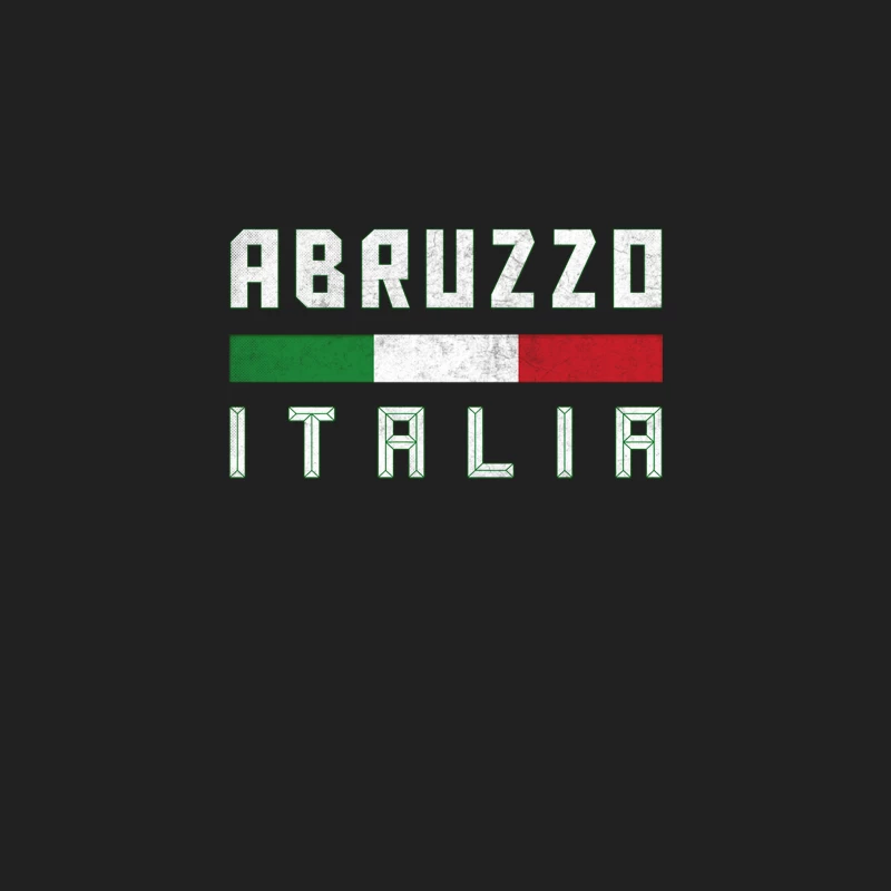 Abruzzo Italia  Italy Typography Design Bucket Hat