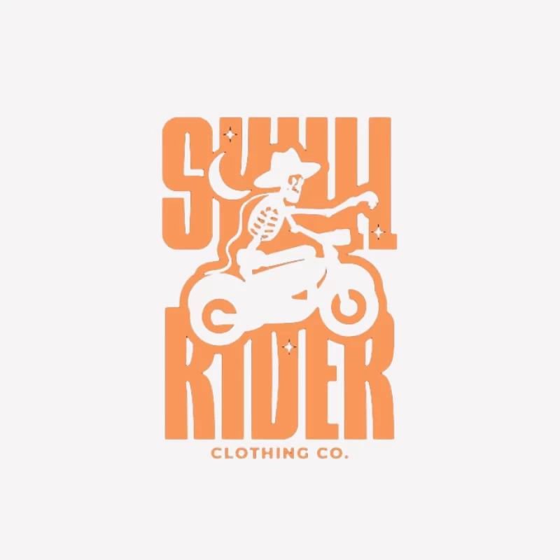 Totenkopf Motorradfahrer Kleidung Herren T-Shirt