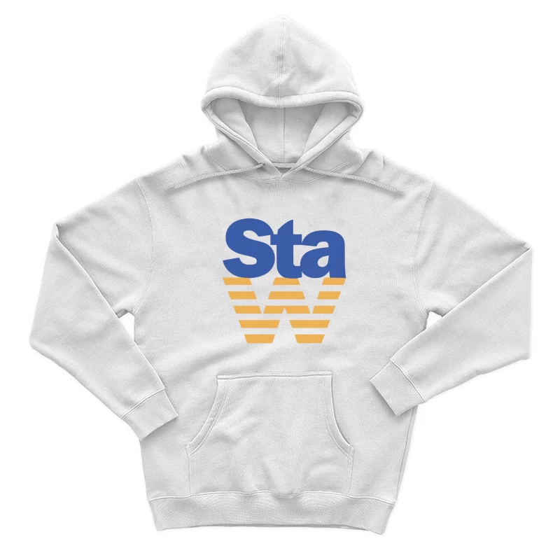 Stapel-W Textlogo Herren Pullover Hoodie