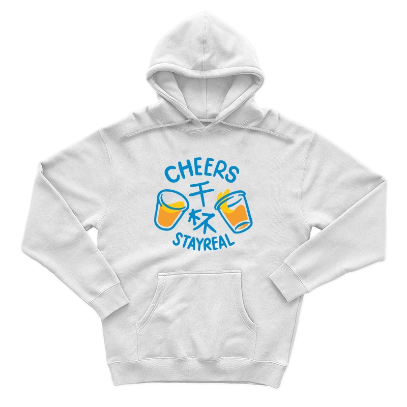 Prost Design mit Gläsern Herren Pullover Hoodie