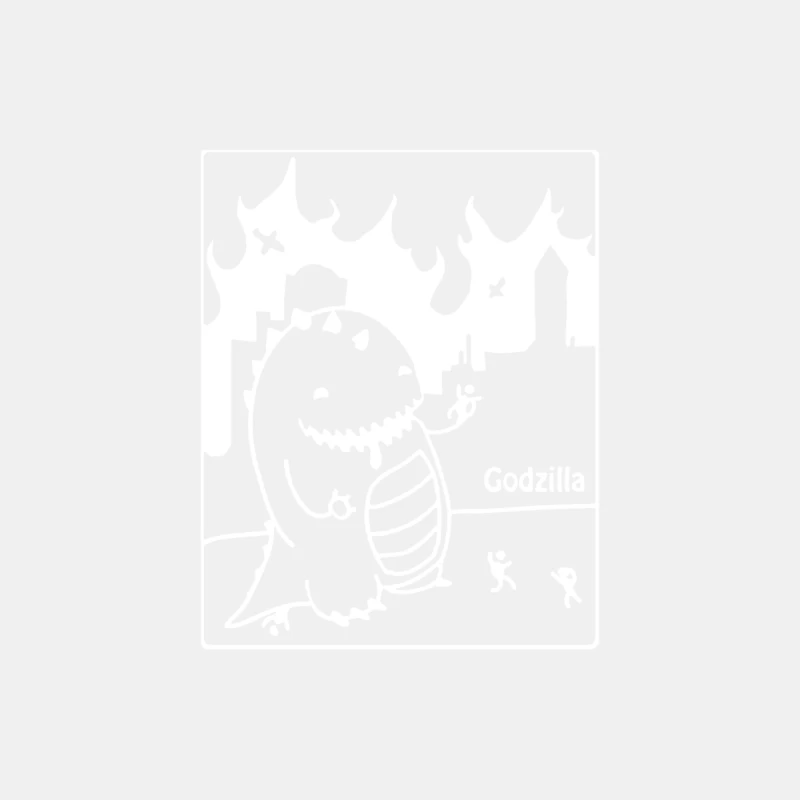 Cute Godzilla Male Tank Top