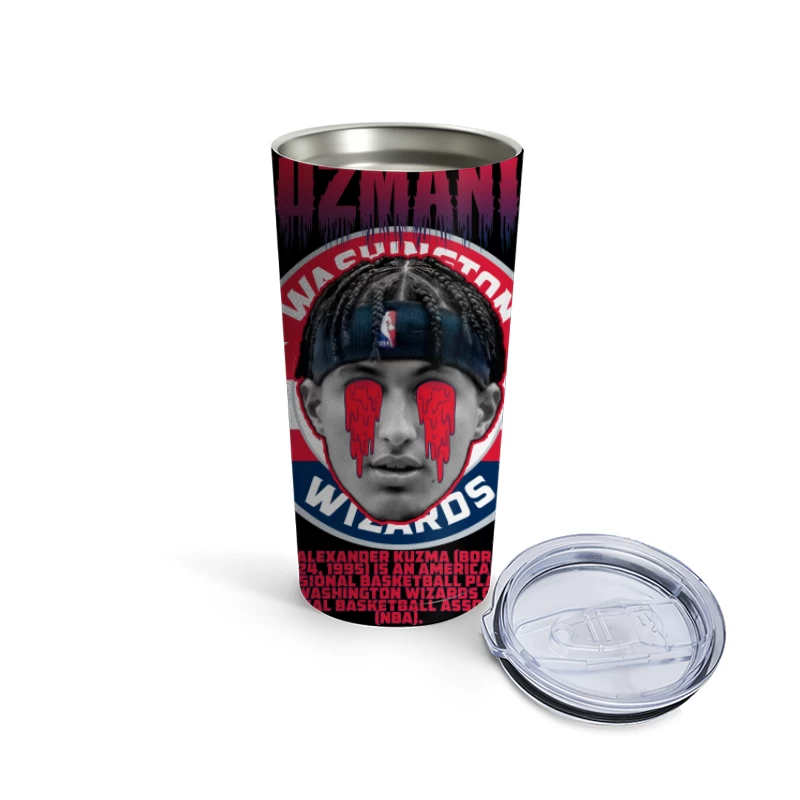 Kuzmania - Kyle Kuzma Artwork Travel Mug