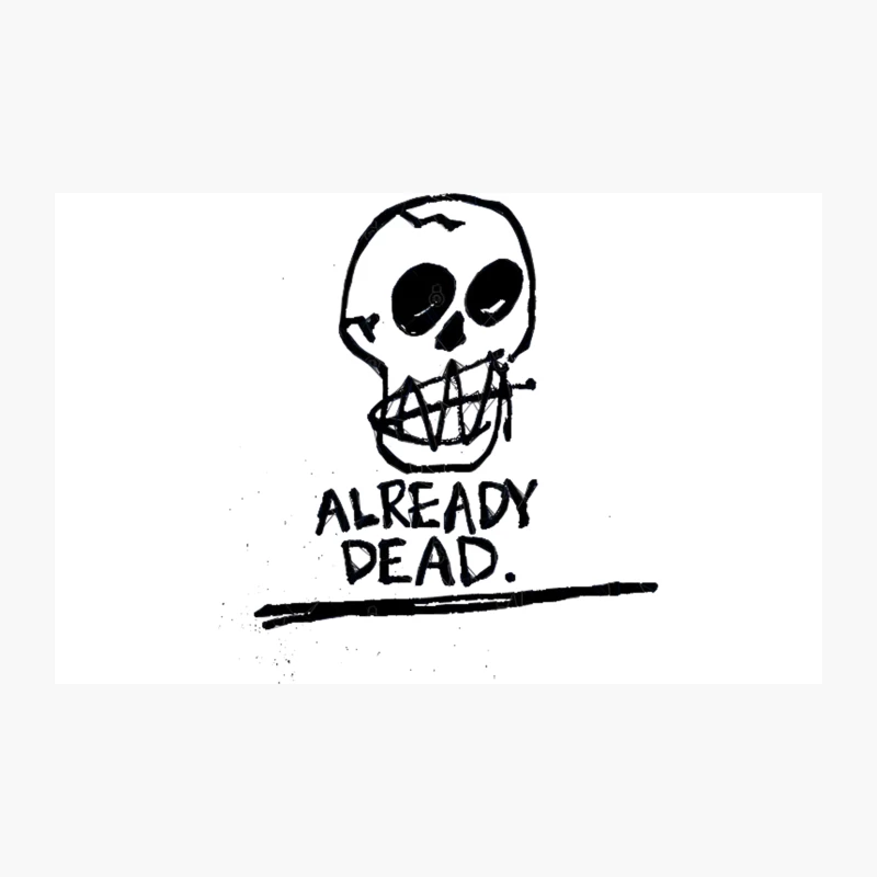 Already Dead - PunkDeathNihilist - ORIGINAL DESIGN Travel Mug
