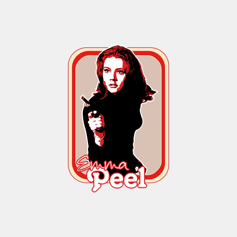 Emma Peel  Retro 60s Fan Art Design Male Tank Top