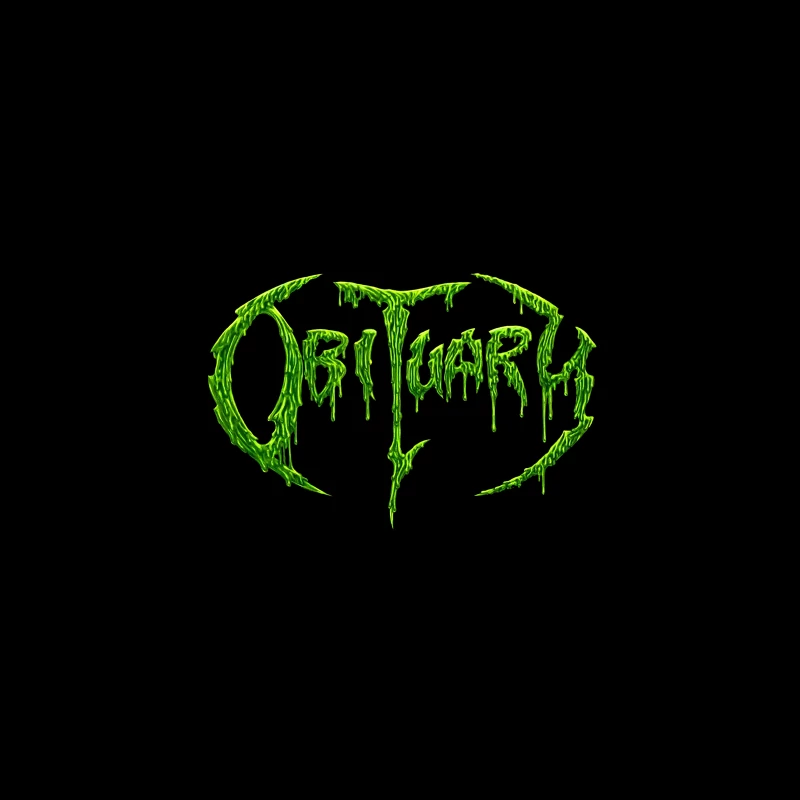 Obituary Green Logo Coffee Mug